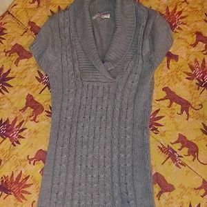 Sweater dress.